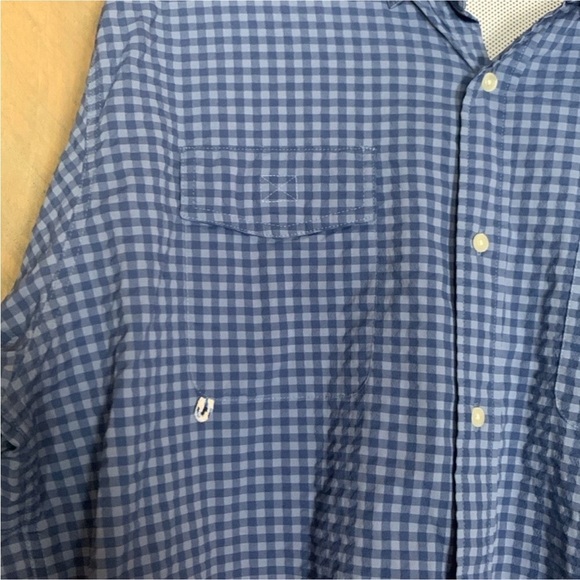 Vineyard Vines blue check Harbor long sleeve shirt Size XL - Picture 6 of 13